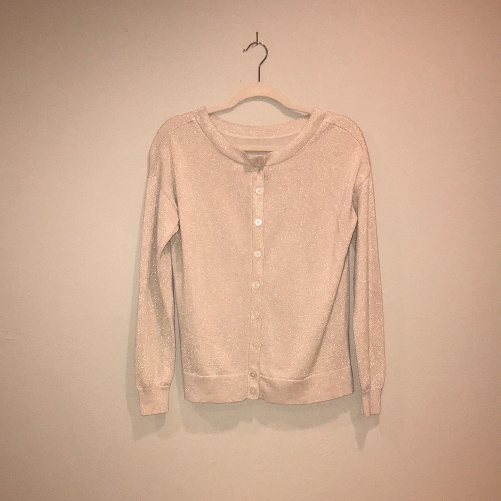 Gold glitter sweater. - Picture 3 of 3
